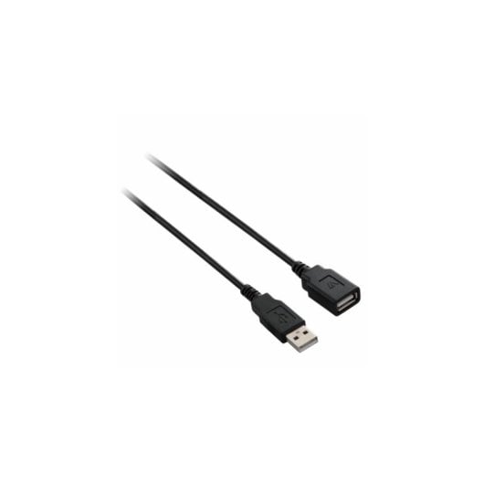 Cavo di estensione USB V7 nero 1,8 m USB 2.0 A maschio a femmina