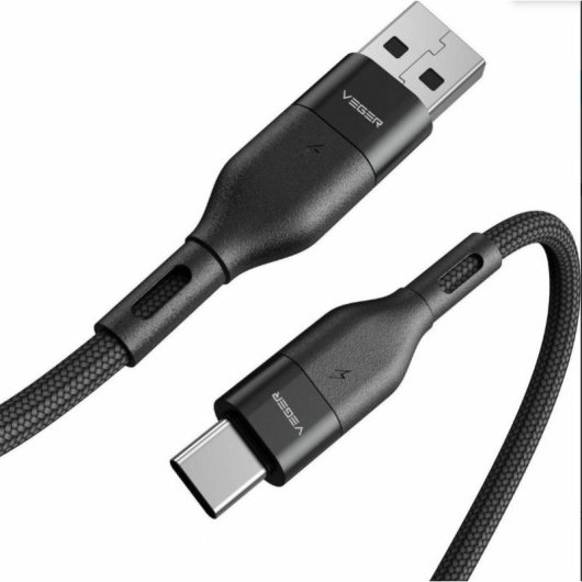 Kabel USB-C auf USB-C VEGER VG-AC03 1,2 m USB 2.0 Schwarz