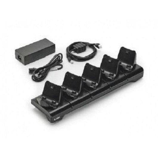 Chargeur de batteries Zebra CRD-MPM-5SCHGEU1-01 5 baies intérieur noir
