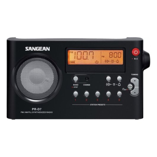 Tragbarer Radio Sangean PR-D7 Digital Schwarz AM/FM