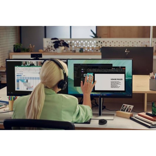 Câmara web HP 625 FHD Windows Hello 1080p USB Preta
