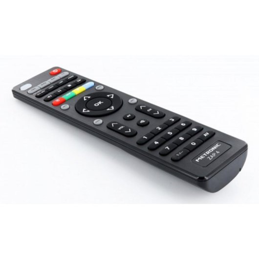 Comando Universal Metronic ZAP 4 EVO 5 TV + TDT + SAT + DVD Preto