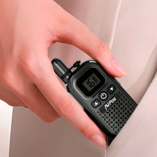 Radio de dos vías AVPos AVP-COMM-X25 16 canales 446 MHz USB-C