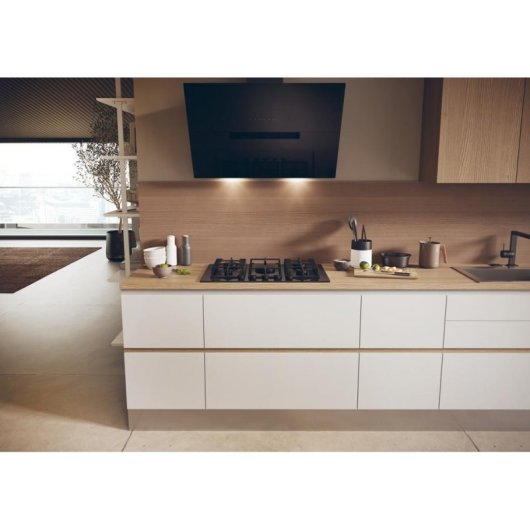 Piastra a gas Haier Series 2 HAVG75TBPB 5 fuochi 75 cm integrata nera