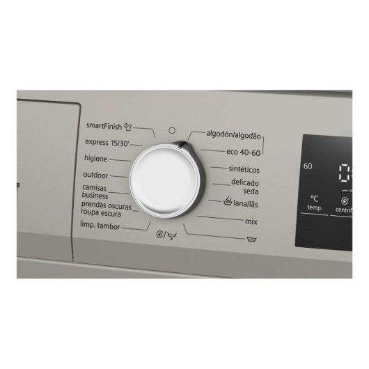 Máquina de Lavar Roupa Siemens iQ300 WM14N20XEP 9 Kg 1400rpm A Aço iQdrive