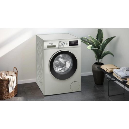 Máquina de Lavar Roupa Siemens iQ300 WM14N20XEP 9 Kg 1400rpm A Aço iQdrive