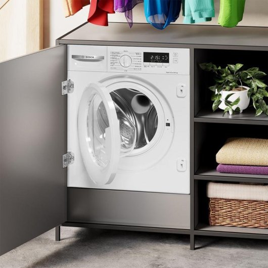 Lavasecadora Bosch 8kg A WKD28260ES con tecnología Speed Perfect y AutoDry