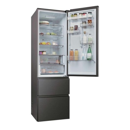 Frigorífico Combi Haier HTR3620CNMP Total No Frost 205cm 414L C Inox