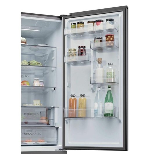 Frigorífico Combi Haier HTR3620CNMP Total No Frost 205cm 414L C Inox