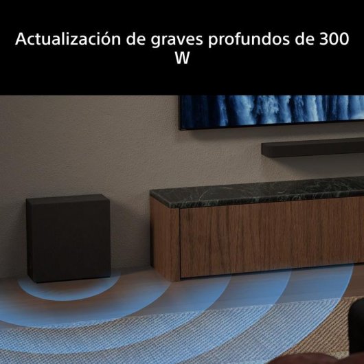 Sony SASW8.CEJ Subwoofer Activo 300 W RMS Wireless Bluetooth WiFi Dolby Atmos