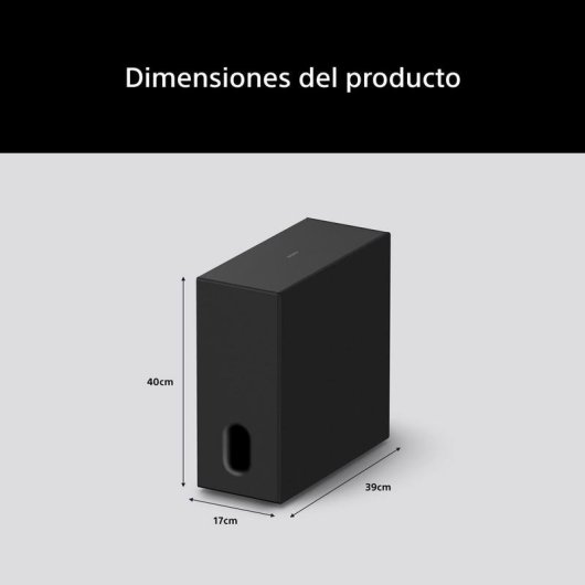 Sony SASW8.CEJ Subwoofer Activo 300 W RMS Wireless Bluetooth WiFi Dolby Atmos