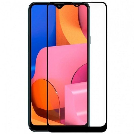 Protector de pantalla PINBOX para Samsung Galaxy A20s Cristal Templado 3D