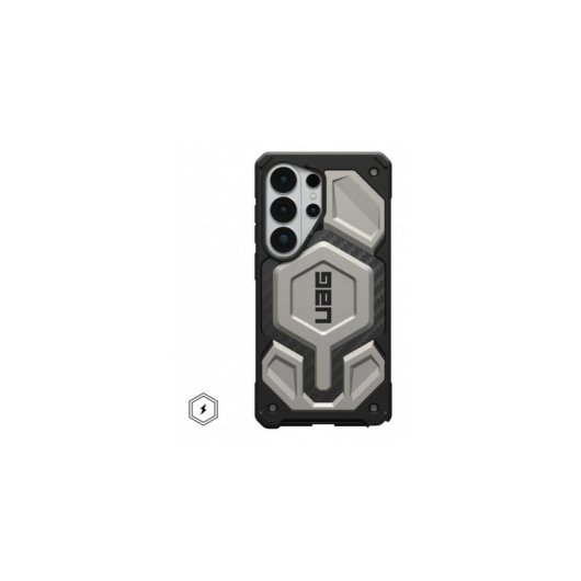 Funda para móvil Urban Armor Gear Monarch Pro Cover Titanio para Galaxy S26 Ultra