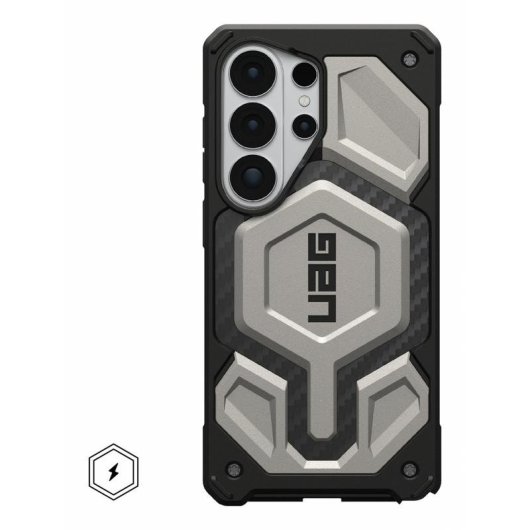 Funda para móvil Urban Armor Gear Monarch Pro Cover Titanio para Galaxy S26 Ultra
