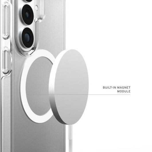 Custodia per cellulare Urban Armor Gear Scout Cover Trasparente Bianco per Galaxy S26