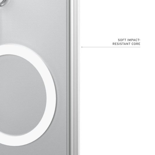 Custodia per cellulare Urban Armor Gear Scout Cover Trasparente Bianco per Galaxy S26