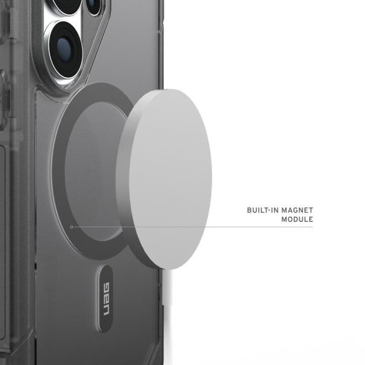 Funda para móvil Urban Armor Gear Trooper Cover Transparent Weiß für Galaxy S26 Ultra