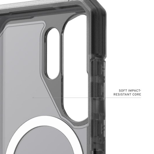 Funda para móvil Urban Armor Gear Trooper Cover Transparent Weiß für Galaxy S26 Ultra