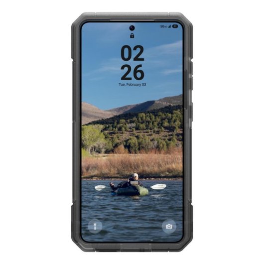 Funda para móvil Urban Armor Gear Trooper Cover Transparent Weiß für Galaxy S26 Ultra