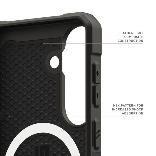 Funda para móvil Urban Armor Gear Pathfinder Cover Antichoc Noire pour Galaxy S26 Ultra