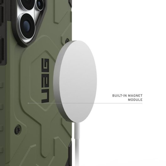 Custodia per cellulare Urban Armor Gear Pathfinder Cover Verde Oliva per Galaxy S26 Ultra