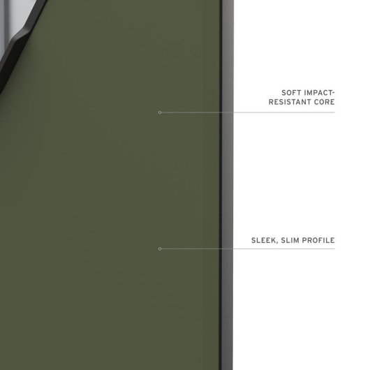 Custodia per cellulare Urban Armor Gear Civilian LT Cover Verde Oliva per Galaxy S26 Ultra