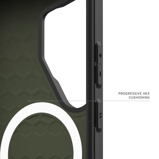 Custodia per cellulare Urban Armor Gear Civilian LT Cover Verde Oliva per Galaxy S26 Ultra