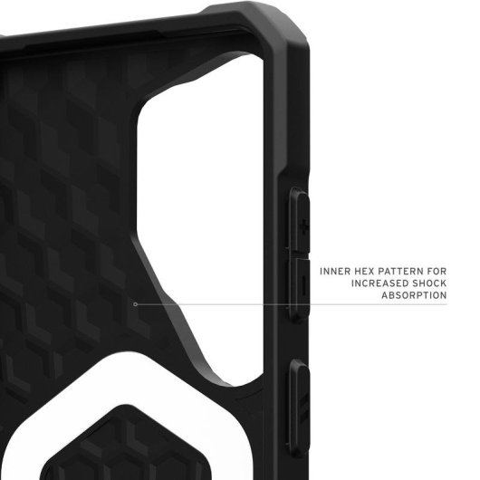 Custodia per cellulare Urban Armor Gear Essential Armor Cover Nera per Galaxy S26 Ultra