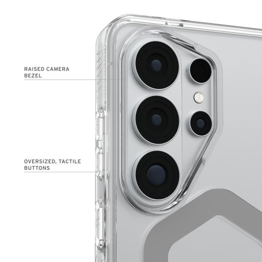 Funda per cellulare Urban Armor Gear Plyo Cover Argento resistente per Galaxy S26 Ultra