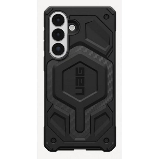 Funda para móvil Urban Armor Gear Monarch Pro Hartschale Carbon Graphit Schwarz für Galaxy S26 Plus