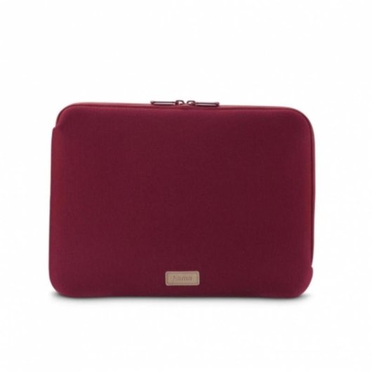 Hülle für Laptop Hama Jersey bis 14,1" Reißverschluss Rot