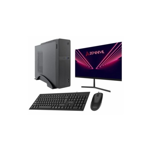 PC Sobremesa ZONE EVIL Core Slim Intel Core i5-14400 16GB 1TB SSD Intel UHD 24"