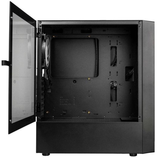 Caixa PC Kolink Inspire K12 ARGB Midi Tower Preta Transparente