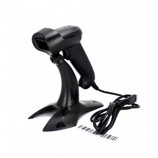 Lector de código de barras POSIBERICA LS-1DU99 Láser USB con soporte
