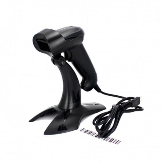 Lector de código de barras POSIBERICA LS-1DU99 Láser USB con soporte