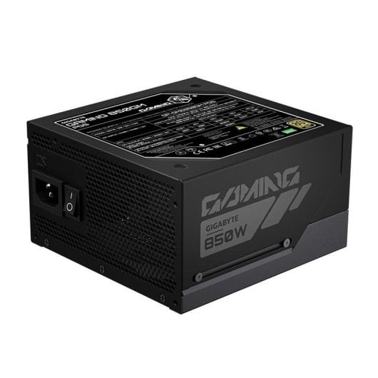 Fuente de alimentación Gigabyte GAMING 850GM PG5 850W modular 80 PLUS Gold ventilador silencioso