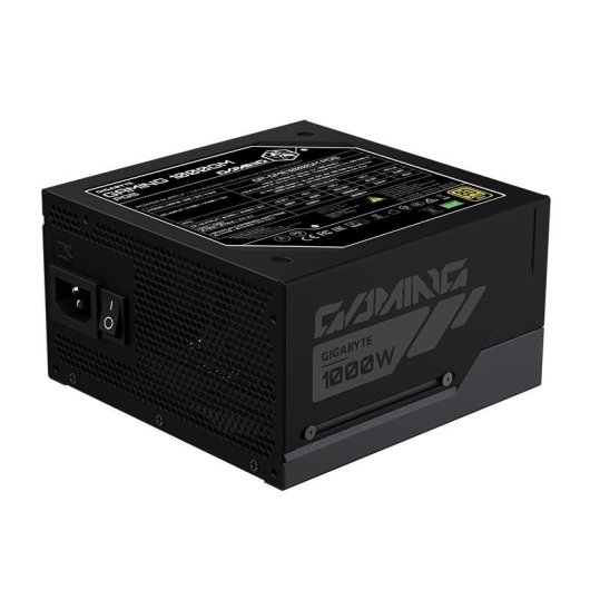 Fonte de Alimentação Gigabyte GAMING 1000GM PG5 Certificação 80 PLUS Gold 1000W modular ventoinha silenciosa