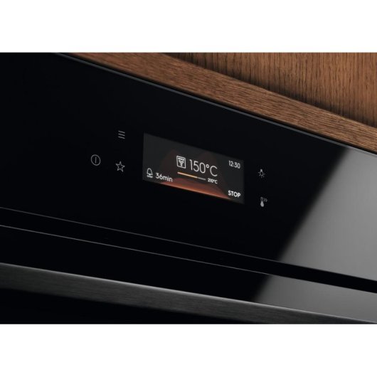 Horno Multifunción Electrolux LOD8P39Z 72L 60cm Pirolítico A+ con Vapor y Sonda Negro