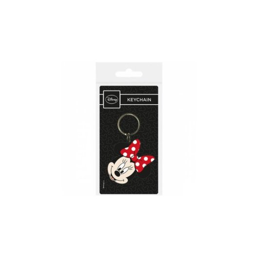Llavero Pyramid Disney Minnie Mouse de Goma avec Anneau Métallique