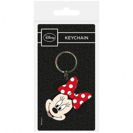 Llavero Pyramid Disney Minnie Mouse de Goma avec Anneau Métallique