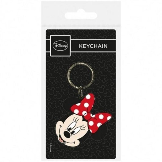 Llavero Pyramid Disney Minnie Mouse de Goma avec Anneau Métallique