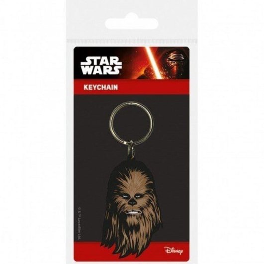 Llavero Pyramid Star Wars Chewbacca de caucho