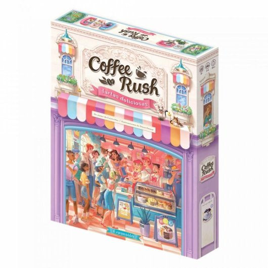 Juego de mesa Coffee Rush: Tartas deliciosas Clear River Games