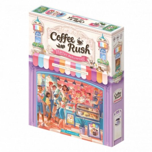 Juego de mesa Coffee Rush: Tartas deliciosas Clear River Games