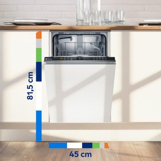 Máquina de Lavar Louça Balay 3VN301XP 10 Serviços A++ com Home Connect e SpeedPerfect