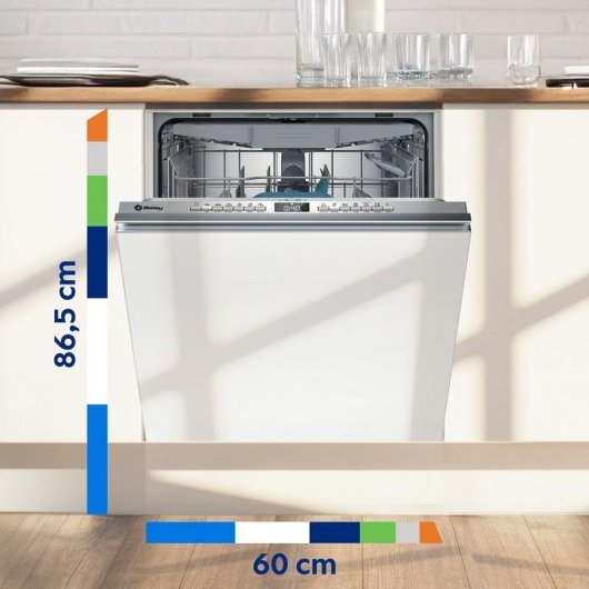 Máquina de Lavar Louça Balay 3 Tabuleiros 14 Serviços Eco 75 kWh Motor SilentPowerDrive