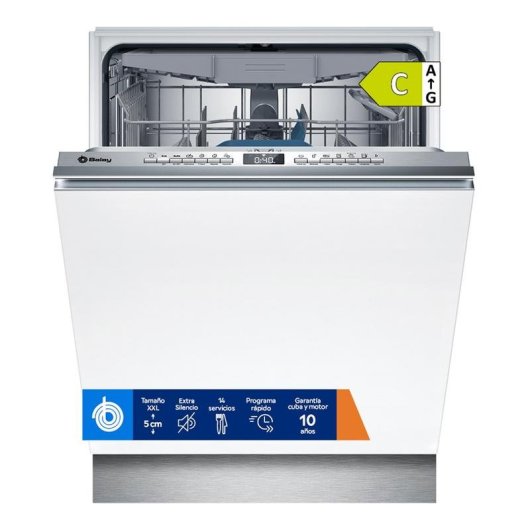Lavavajillas Balay 3VN502XP 14 Servicios C con Home Connect y SpeedPerfect
