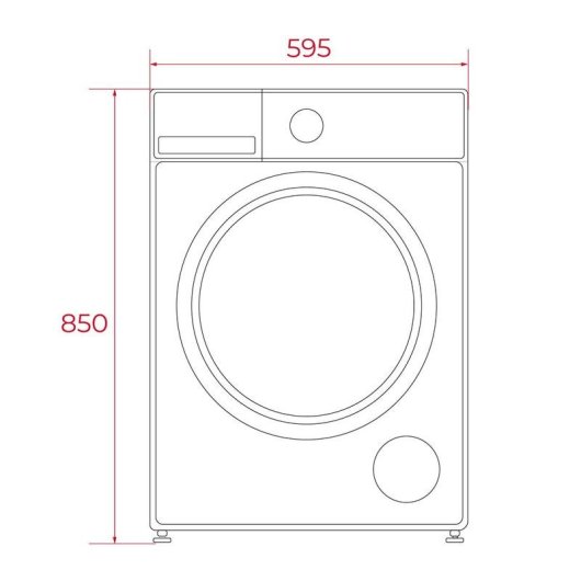 Lavadora Teka Carga Frontal 7 kg 1400 rpm A Blanca con Control Táctil y Vapor