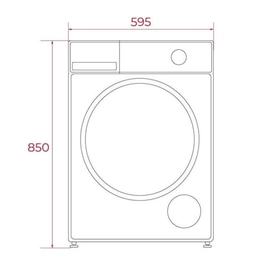 Máquina de Lavar Roupa Teka WM 20941 Carga Frontal 9 kg 1400 rpm Classe A Vapor Branca