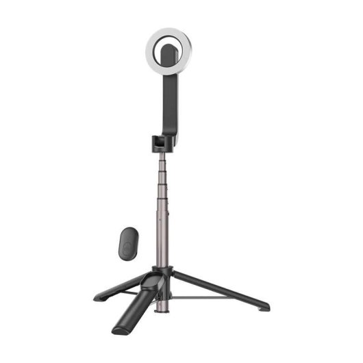 Varilla selfie magnética Telesin WS-22005 para iPhone 12-16 con trípode integrado